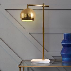 Nordic Creative Gold Marble Base Tafellamp Thuis Kunst Nachtkastje Slaapkamer Decor Art Desk Light TA239