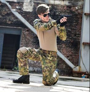 Nuovi pantaloni da arrampicata da uomo FrogMan Capris tattici impermeabili mimetici per esterni truppe speciali addestramento tute della squadra dell'esercito protettive