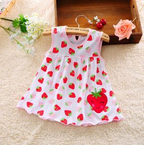 Baby Girls Dresses Embroidered Princess Dress Dot Infant Dresses Sleeveless Newborn Clothes Summer Kids Clothing 39 Designs DHW3076