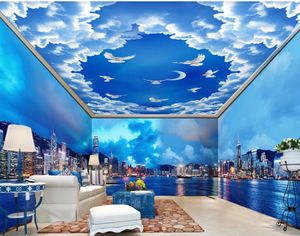 foto murali carta da parati Scena notturna mare cielo sfondi tutta la casa sfondo dipinto murale