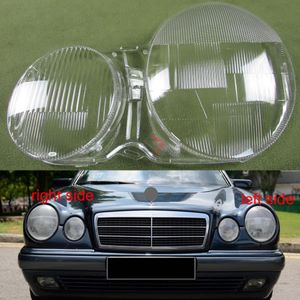 For 1995-2003 Mercedes-Benz W210 E200 E240 E260 E280 Headlight Cover Transparent Shell Headlamp Shell Lampshade Glass Lens