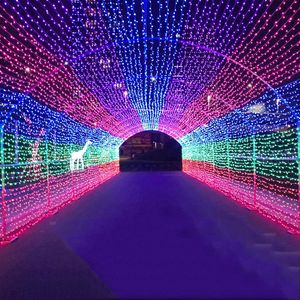 クリスマスの屋外の弦楽ガーランド220V 10m 20m 30メートル防水LEDのおとぎの光の結婚式のパーティークリスマスホリデーライト