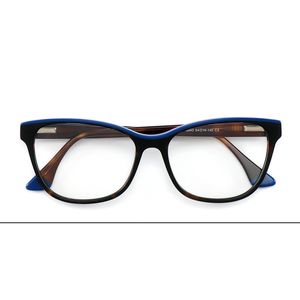 All'ingrosso-Nuovo Cat Eye Montature per occhiali Occhiali da vista per computer multicolore in acetato retrò Miopia Occhiali da vista ottici completi Occhiali di qualità