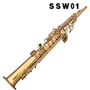 New Japan YANAGISAWA SSW01 Bb flat Soprano saxophone High Quality musical instruments YANAGISAWA Soprano professional Free shipping