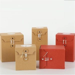 Geschenktüte aus Kraftpapier, Paket, Tasse, Taschen, Dekoration, Papiertüte, Geschenkbox mit Schnur-Dekor, YQ00459