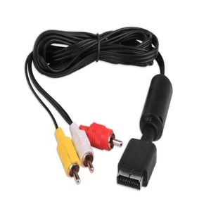 1.8m Audio Video AV-kabel till RCA för Sony PS2 PS3 för PlayStation 2 3 PS3 Högkvalitativ spelkabel