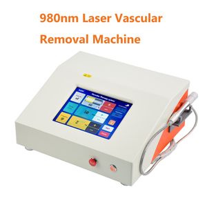 New come 0.2mm 0.5mm 1mm 2mm 3mm 5 spot size touch screen 980nm diode laser vascular removal blood vessel spider vein removal machine