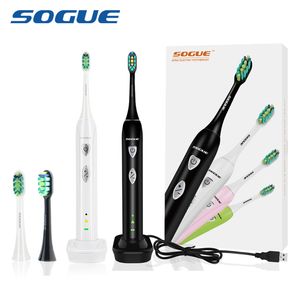 SOGUE Sonic Electric Toothbrush Electronic Maglev Motor Carica USB 1 supporto 2 spazzolino FDA S51 Escova de Dente Eletrica Sonico C18122901