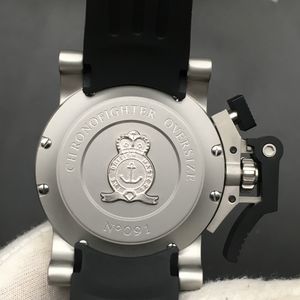 Chronofighter Oversize Watches The British Master Men tittar på 47 mm kronografkvartsrörelse armbandsur för stor handledsgåva220u