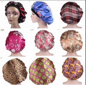 Soft Satin Sleeping Cap Salon Bonnet for Women Comfortable Night Sleep Hat Hair Loss Cap Ladies Turban