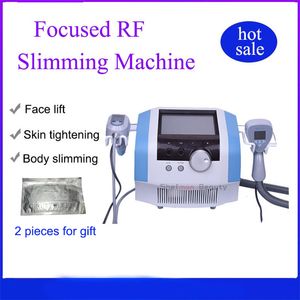 Hot Sale Focused RF Slimming Machine Face Lift Skin Åtdragningsrynkning Cellulit Reduktion Anti-Aging Salon Spa Användning