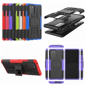 Dazzle Kickstand Cases For Samsung A13 4G 5G M52 A33 A03 Core A73 A53 A23 F23 M23 Galaxy A03S 165.8MM ShockProof Rugged Hybrid Armor Tire Hard PC TPU Holder Stand Cover