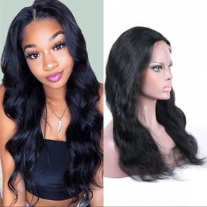 13x4 Lace Front Human Hair Wigs para mulheres negras ondas corporais peruca peruviana peruca natural