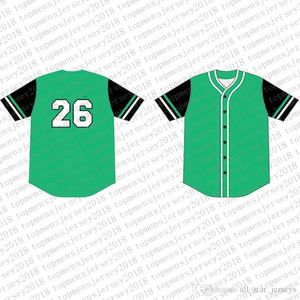 Wholesale shipping name for sale - Group buy Top Custom Baseball Jerseys Mens Embroidery Logos Jersey Cheap Any name any number Size M XXL