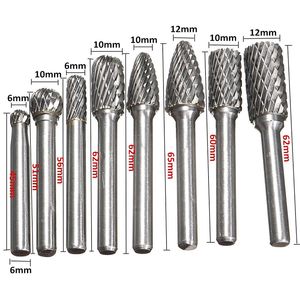 Wholesale tungsten rotary burrs for sale - Group buy Freeshipping set mm Tungsten Carbide Burr Bits Rotary Files CNC Engraving Tool Set For Power Tool