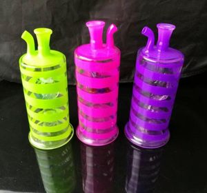 Accessori per bong in vetro con narghilè cilindrici a barra colorata, Tubi per fumatori in vetro colorati mini multi-colori Tubi per tubi Miglior tubo in vetro per cucchiai