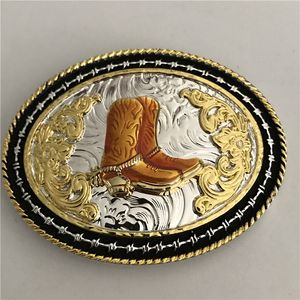 بارد 3d الدانتيل الذهب الأحذية رعاة البقر حزام مشبك مع معدن أزياء الرجال أبازيم لمدة 4CM حزام واسعة