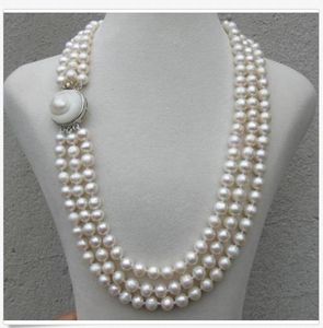 triple strand pearls necklace - Buy triple strand pearls necklace with free shipping on YuanWenjun