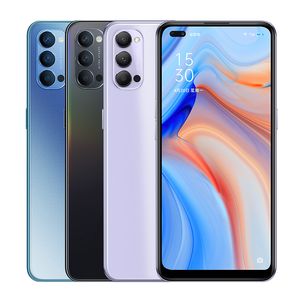 オリジナルのOPPO RENO 4 5G携帯電話8GB ROM 128GB 256GB ROM Snapdragon 765Gオクタコア48.0MP AI AF NFC Android 6.4 