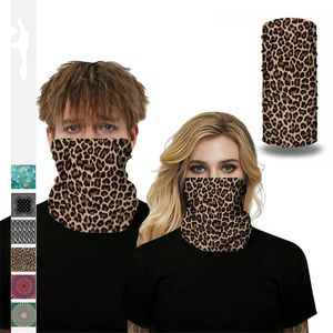 Neue amerikanische Flagge Design Multifunktions Bandana Ski Outdoor Sport Motorrad Schal Leopard Print Bandana Gesichtsmaske CS Maske Halloween Masken