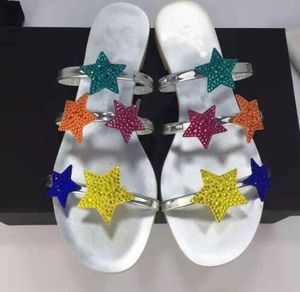 Wholesale five toe heels for sale - Group buy Bling Bling Colored Crystal Five pointed star Sandals Women Open Toe heel hollow Sandals Woman Shoes Summer Women beach Shoes