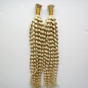 peruvian virgin hair 10"- 24 inch kinky curly Pre Bonded Hair Extension I Tip Human Hair Extension 200pcs/pac