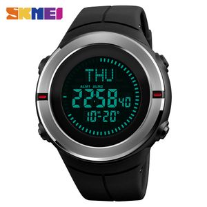 SKMEI Orologio sportivo digitale Uomo Orologio da uomo Fashion Outdoor Top 3 Allarme Conto alla rovescia Orologio da polso maschile Bracciale erkek kol saati 1294