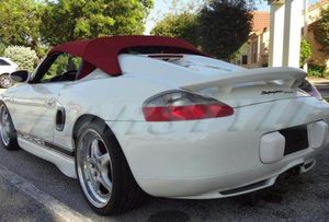 Per Porsche 97-04 Boxster 986 Rera Splitter spoiler paraurti L+R 2 pezzi primer grigio non verniciato