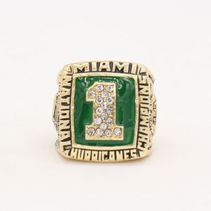 Fashion Design Cluster Rings Miami Hurricanes National Championship Ring