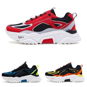 Black Sale White Gold Yellow Blue Red Color10 Lace Young Mens Man Boy Running Shoes Fluorescence Low Cut Designer Train Sports807