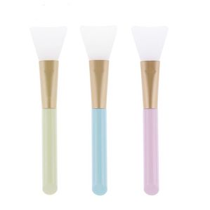 Escova nova da máscara protectora do silicone, escova facial LX7016 do aplicador da máscara da lama do silicone macio da ferramenta da beleza da máscara