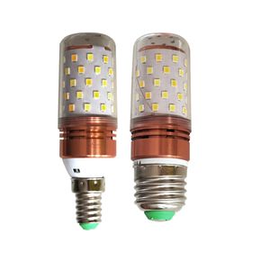 E27 E14 Tipo di mais 12W Lampadina LED con interruttore a tre colori