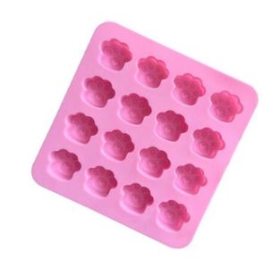 Free Shipping+Wholesale Cute Pet Cat Dog Paws Silicone Mold Cookie Chocolate Mould DIY Fondant Cake,100pcs/lot