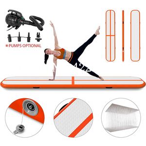 Free Shipping Artrack 5*0.5*0.2m Gymnastics Inflatable Air Balance Beam, Practice Training Track Tumbling Mat