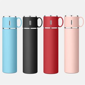 580ml Stainless Steel Bottle Thermo Mug Tea Coffee Thermal Cup Leak-Proof Portable Vacuum Bottles Black White Red