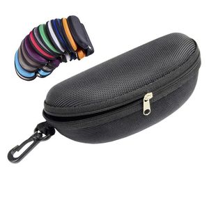 Zipper Sunglasses Case 31 Colors Oxford Colorful Glasses Box With Lanyard Hook Eyeglass Cases Accessories L-OA6954