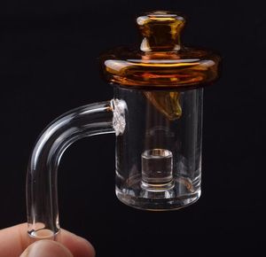 2mm de espessura XL 25 milímetros OD núcleo do reator de quartzo Banger Nails com Carb Cap 10 milímetros 14 milímetros 18 milímetros Masculino Feminino Conjunta para o vidro Bongs