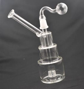 14mm Kalın Cam Birthday Cake petrol Rig Heady Bongs Rig Cam Kubbe Tırnak Bong Su Boruları Nargile Shisha