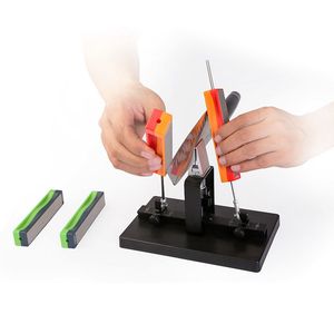 Ny ankomst TAIDEA FIXED VINGE KNIFE Sharpener System Kit med 360 600 800 1000 Grit Diamond Stick