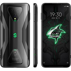 Original Black Shark 3 5G LTE Mobiltelefon 12 GB RAM 128 GB 256 GB ROM Snapdragon 865 Octa Core 64 MP AI 4720 mAh Android 6,67 Zoll Vollbild-Fingerabdruck-ID-Smart-Handy