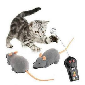 Katze Spielzeug Drahtlose Fernbedienung Haustier Spielzeug Interaktive Pluch Maus RC Elektronische Ratte Mäuse Spielzeug Für Kätzchen Katze