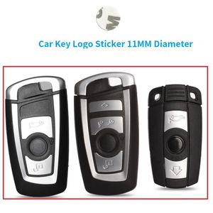 20st Remote Key Sticker Smart Key Logo Emblem Metal Silicon Stickers Bilnyckel Logo för 3 57 x3 x4 x5 x6