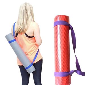 Creative Yoga Mat Straps Practical Multi Function Strapping Tape Colorful Cotton Sports Fitness portable carry strap yoga Accessories