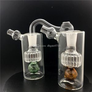 buntes Glas Dab Rig Wasserbong Perc Heady Mini Wax Oil Rigs Kleine Bubbler Wasserpfeife