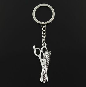 20pcs/lot key key key -key -chiewken المجوهرات فضية مقصية مقصية مصممة سحر قلادة للملحقات الرئيسية 24 × 17mm