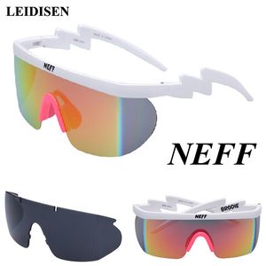 New Fashion NEFF Occhiali da sole Uomo / Donna Unisex Classic Brand Retro Sun Glasse Gafas De Sol Street 2 Lens Eyewear Feminino