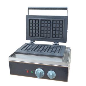 BEIJAMEI Factory Electric Square Belgien Waffeleisen Eisenmaschine Kommerzielle Antihaft-110V 220V Rechteckige Waffeleisen