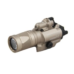 Tactical SF X400V ledde ljusjakt pistol gevär vitt ljus med röd laser