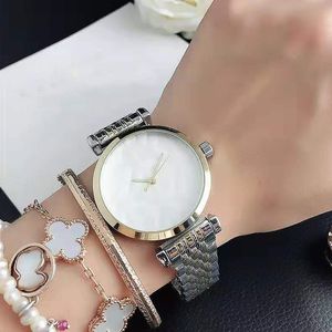 Mode populaire casual top merk vrouwen dame meisje horloge stalen metalen band quartz polshorloges A19