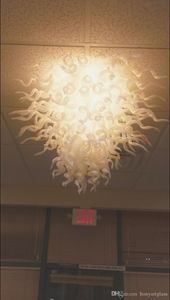 Glass Ceiling Chandelier LED Flush Mount Lighting Fixtures Living Room Dining Room Art Deco Modern Chandelier